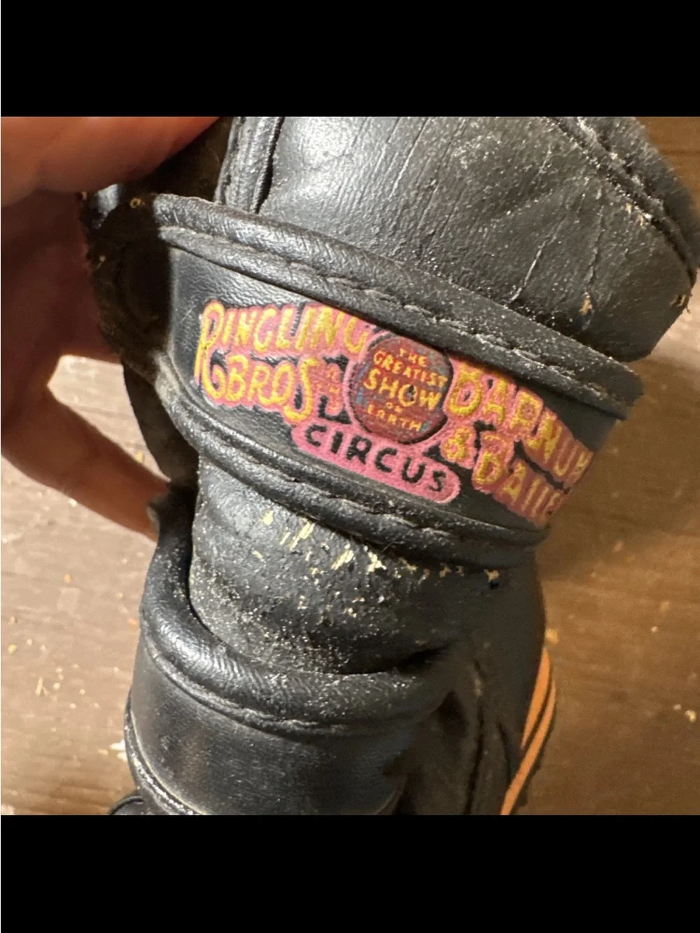 Vintage Ringling Bros tiger Y2K Circus boots youth